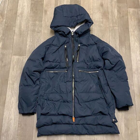 Womens Orolay Thickened Down Puffer Hooded‎ Jacket Coat - Picture 1 of 11